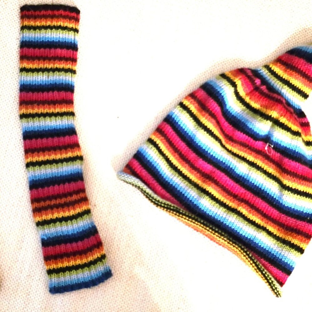 HAND WARMERS AND CAP SET alpaca fiber